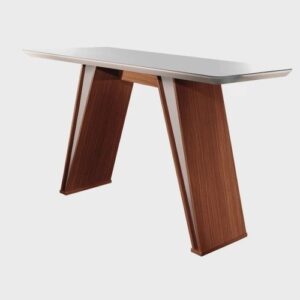 Aparador LacaVidro 135x35cm Atena lj Móveis - Aparador Decorativo para Sala | Com Porta de Vidro