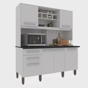 Armário para Cozinha 6 Portas 2 Gavetas Luna Plus imop Móveis - Armário de Sala