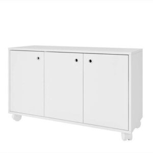 Buffet Multi 3 pt Branco - Buffet com Portas