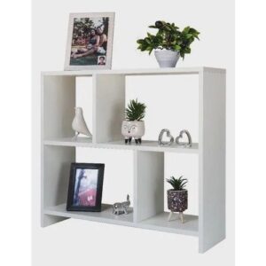 Buffet Para Sala de Jantar Nicho Vazado Rack Branco - Buffet com Portas | Rack para TV