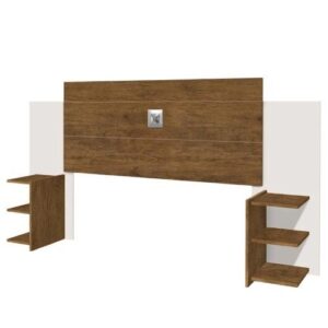 Cabeceira Para Cama Box Casal Regulável 1,401,60m Acapulco Jequitibá  Off White J&A - Cor Off White
