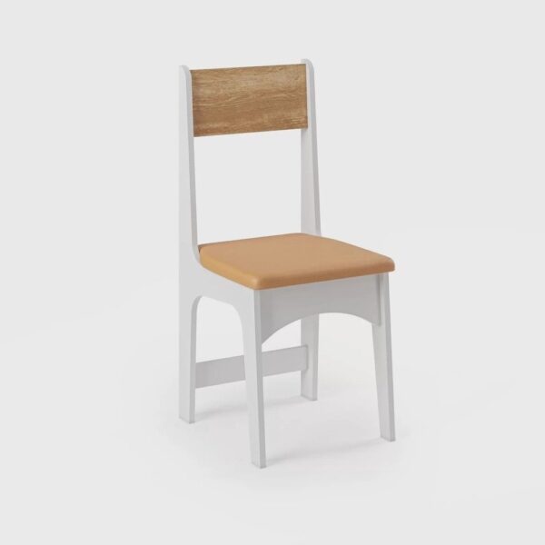 Conjunto Sala de Jantar Mesa Nicoli Retangular 110x68cm com 4 Cadeiras Delta - Image 3