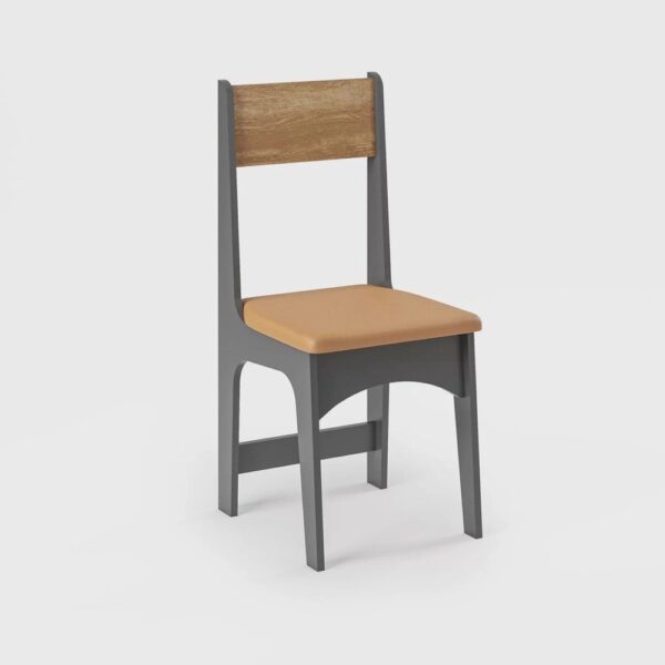 Conjunto Sala de Jantar Mesa Nicoli Retangular 110x68cm com 4 Cadeiras Delta - Image 3