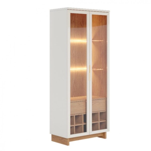 Cristaleira Colibri Guanabara Com 2 Portas E 1 Gaveta - Cristaleira para Sala - Image 3