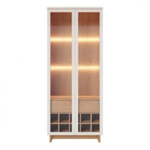 Cristaleira Colibri Guanabara Com 2 Portas E 1 Gaveta - Cristaleira para Sala