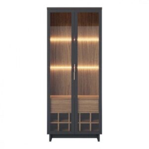 Cristaleira Colibri Guanabara Com 2 Portas E 1 Gaveta - Cristaleira para Sala
