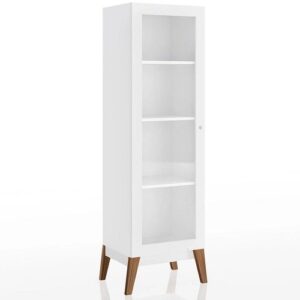 Cristaleira Retrô Brilho – GenialFlex – Branco - Estilo Retrô | Cristaleira para Sala