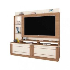 Estante Home para TV até 70 Polegadas 2 Portas Qatar Atualle - Estante com Prateleiras