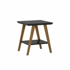 Mesa de Canto Mônaco Preto - Cor Preto